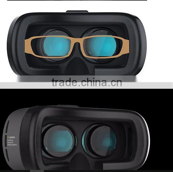 New Arrival! Plastic Google Cardboard Version VR BOX 2.0 Virtual Reality 3D Glasses VR Headset photo-3