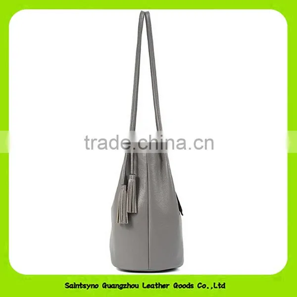 16652 Custom Brand Newest Design Casual Top Grain Leather Handbag photo-3