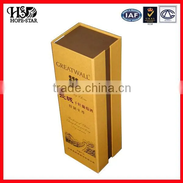 Customized Fancy Wine Packaging Box for Wholesale