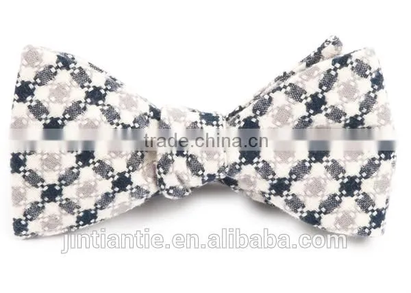 2016 Hot Selling Cheap and Fashion Plaid Mens Silk Bow Tie for Boys photo-4