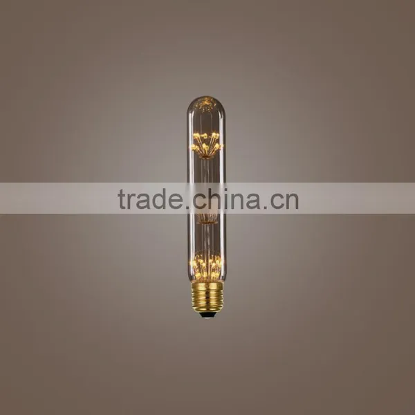 T30 125mm/185mm/300mm Led Firework Light Bulb 3W E27 Retro Dimmable Led Lamp photo-3