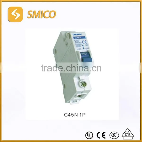 C45 Miniature Circuit Breaker up to 4P 63A