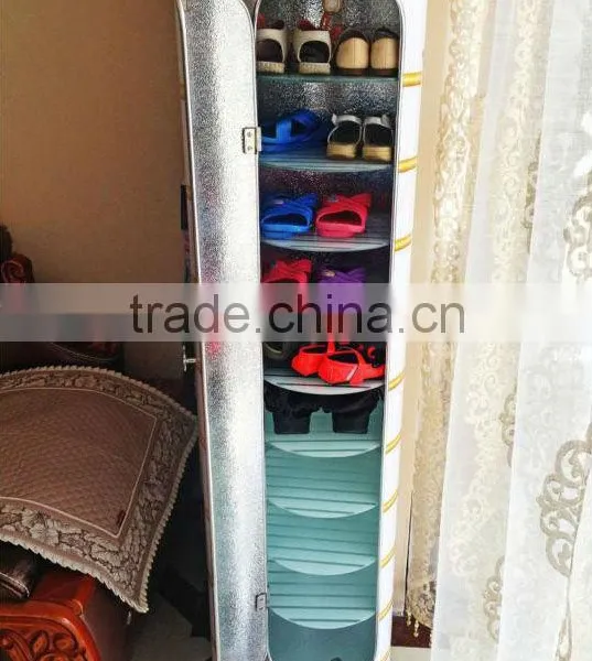 Fresh Style! Cylinder 360 Degree Revolving Shoe Cabinet photo-2