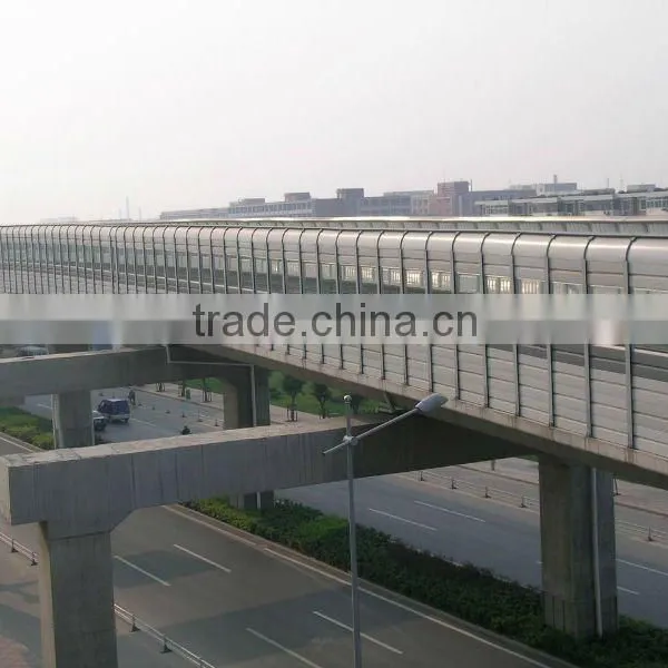 PC sound barrier/highway noise barrier/pc solid sheet