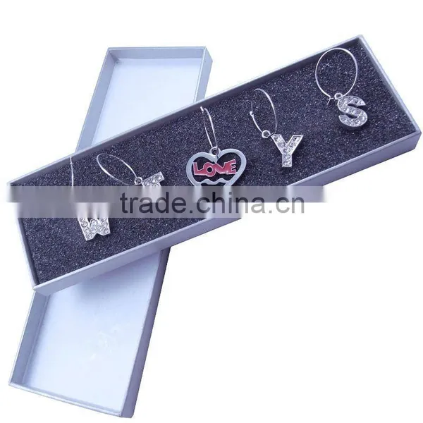 Fashion Metal Wine Charm Set