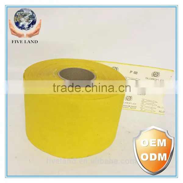 Various Size Aluminium Oxide Glass Sand Abrasive Sandpaper Rolls for Polishing Metal or Wood photo-3
