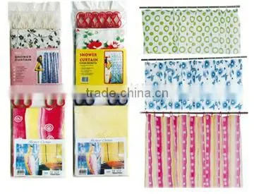 PE Shower Curtain Printed Shower Curtain Polyester Shower Curtain