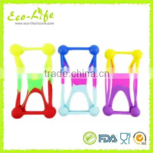 Universal Silicone Bumper Case Cover With Cartoon Slap Holder photo-6