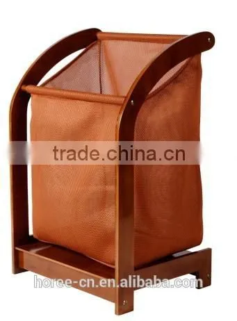 High Quality Bamboo Laundry Storage Basket for Home Use photo-3