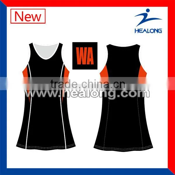 Latest Dress Custom Design Netball Dresses photo-2