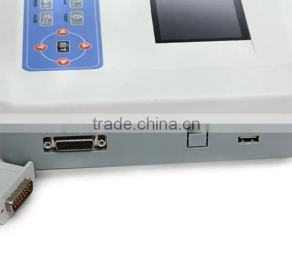 CE&ISO Best Price Color Screen Medical Equipment 3 Channel Electrocardiograph ECG Machine With Software EKG Machine-903BS-Shelly photo-3