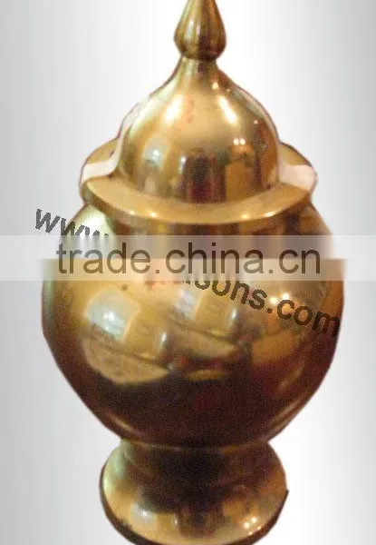 Unique Brass Metal Solid Urns Cremation Urns | Decorative Urns | Funeral Urns photo-4