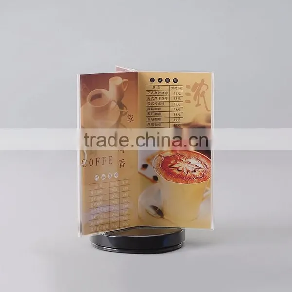 Bulk Stocked Hotel Restaurant Six Sided Acrylic Bill Holders Presenters (XJJD45) photo-2