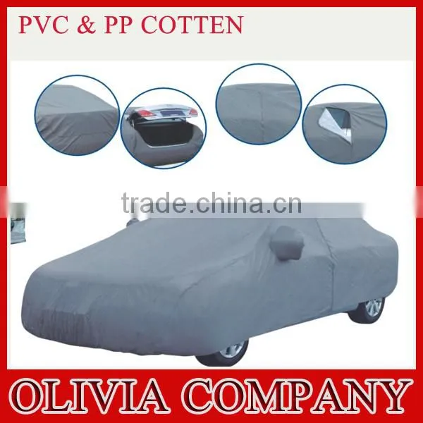 Factory Produce Waterproof Car Parking Cover PVC Cotton Car Cover photo-2