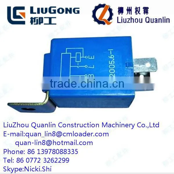 Liugong Spare Parts Flasher Relay 31B0005 Fpr Liugong Wheel Loader Parts