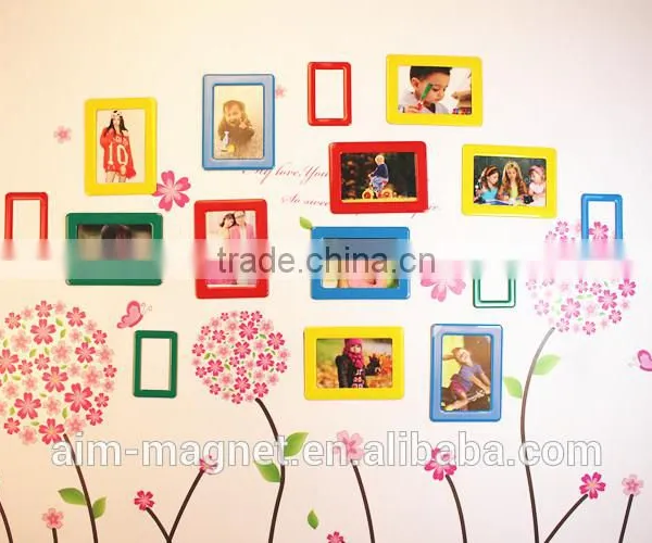 Custom Crystal Surface Wholesale Gifts Magnet Picture Frames Magnetic Photo Frame photo-6