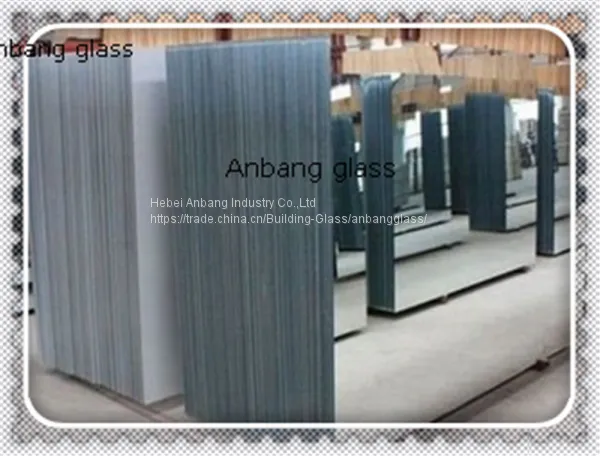 Double Coated Aluminium Mirror Tinted Mirror With Design, Decorative Bathroom Back Painted Mirror photo-4