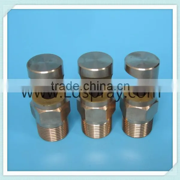 1/8"-1" K Wide Angle NPT or BSPT Brass Water Curtain Flood Flat Jet Nozzle photo-5