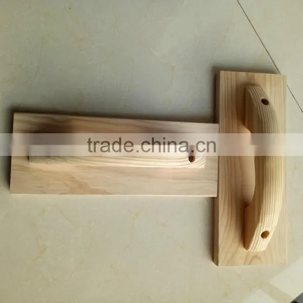 High Quality 12" Pine Wood Float Trowel With Logo for USA Market photo-2