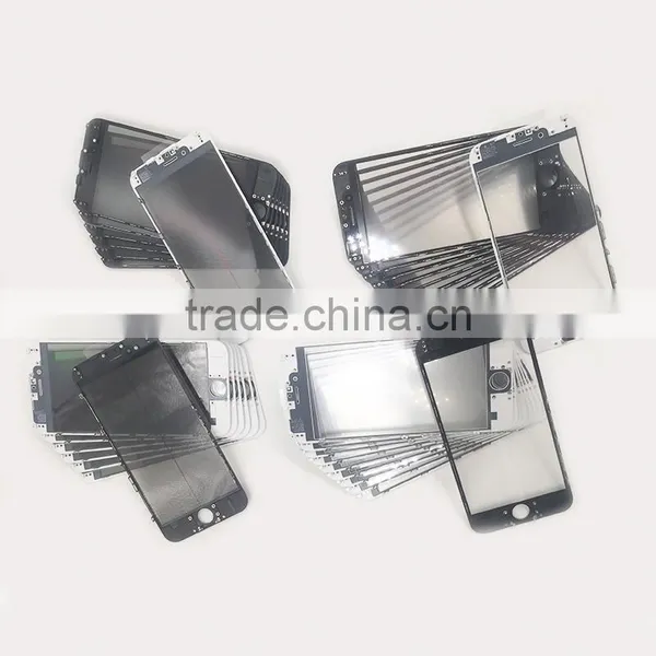LCD Outer Front Glass With Preinstalled With Cold Press Frame OCA Optical Gule Polarizer Film for Iphone photo-5