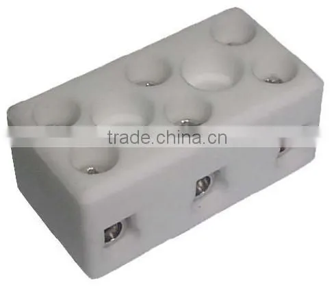 Heat Resistant Ceramic Porcelain Wire Terminal Block Connector photo-3