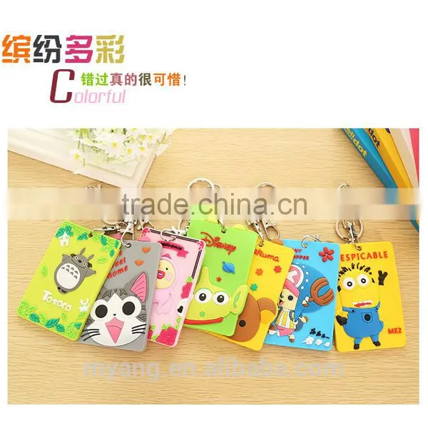 Promotional Lovely Various Cartoon Types Eco-friendly Soft Silicone Credit Card Holder photo-4