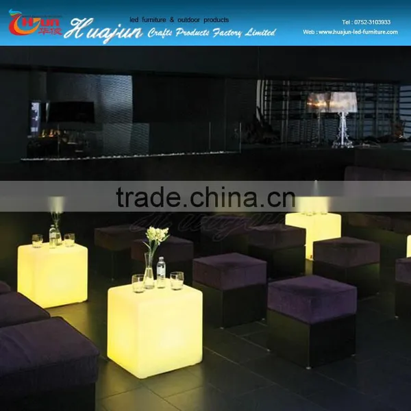 Outdoor Led Stool/ Glowing Storage Container/color Chaning Outdoor Planter/light up Cube/ Led Book Shelf photo-2