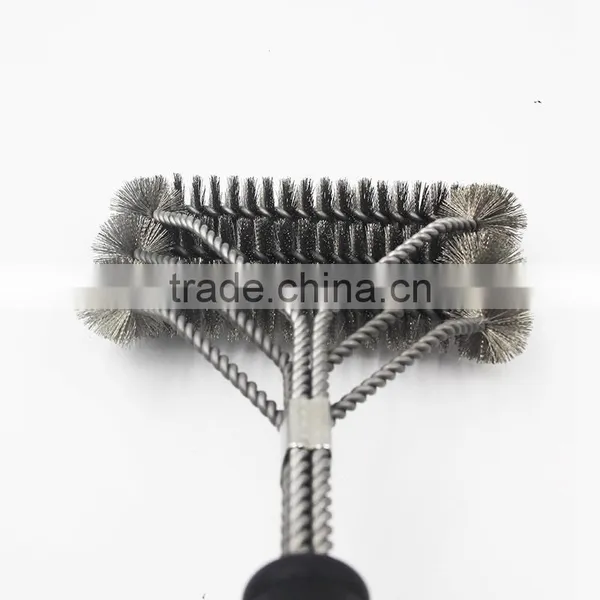 18 Inch Steel Wire Grill Brush, Stainless Steel Cleaning Brush Mat photo-3