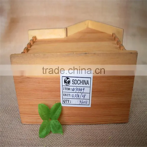 Unfinished Conjoined Kids Pine Wood Cutting Toys House Shape Wood Toys for Sale photo-5