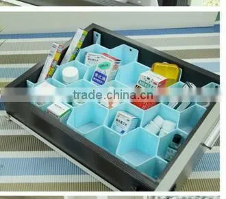 Cy272 8-Piece Honeycomb Drawer Clapboard Closet Divider Cabinet Cellular Partitions Underwear Organizer photo-2