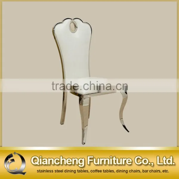 European Style Elegant White Dining Chair photo-2