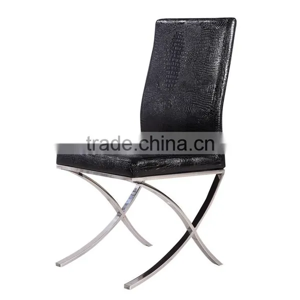Foshan x Shape Stainless Steel Leg Dining Chair photo-2