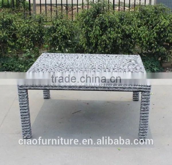 Patio Square Table Rattan Outdoor Dining Table photo-3