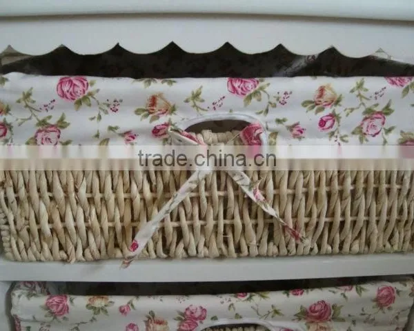 Modern Furniture/wooden Cabinet With Maize Baskets/wooden Chest photo-3