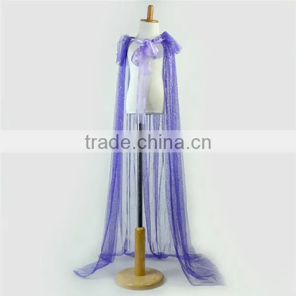 New Arrival Candy Color Snowflake Custom Cutting Baby Girl Evening Dress Cape photo-6