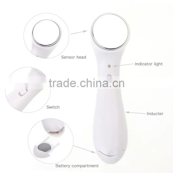 Multifunction Face Facial Cleansing Skin Care Massager Vibration Iontophoresis Cosmetic Instrument Lon Import Anti Aging photo-2