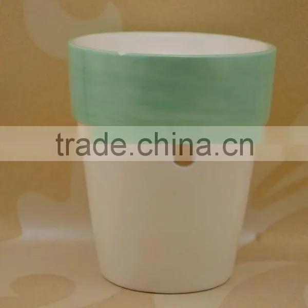 Factory Direct Ceramic Tealight Candle Holder Flower Pot for Planter Garden photo-2