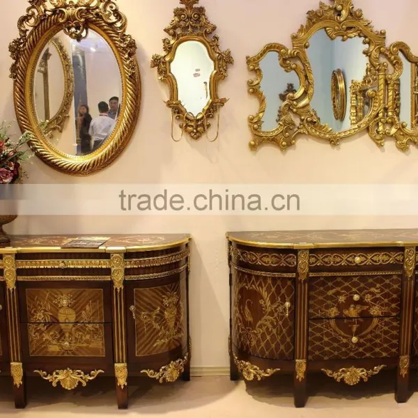 Indian Living Room Wood Carving Furniture Cabinet In Wood Top photo-5