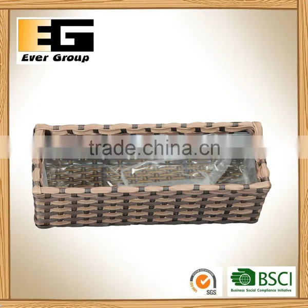 Garden Home Fuiniture Outdoor Plastic Rattan Basket Laundry Storage Box Baskets photo-4