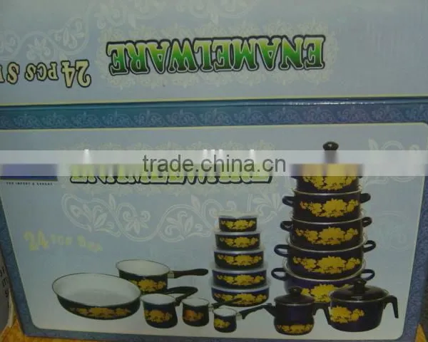Hot Sale Enamel Casserole 24pcs Set photo-2