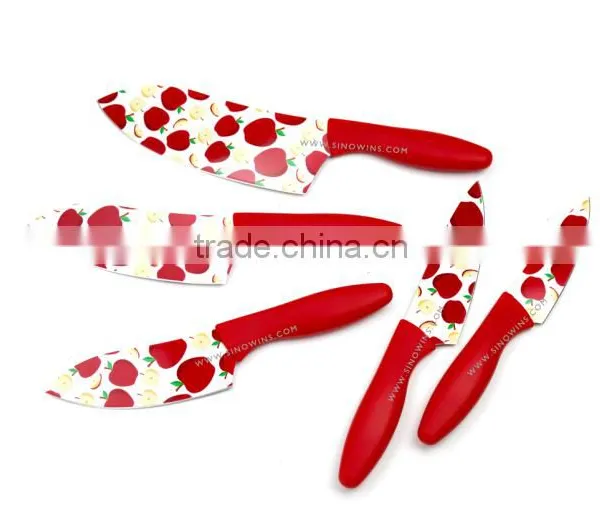 A3404Y Special Pattern Printing Blade Knife Knives Set photo-2