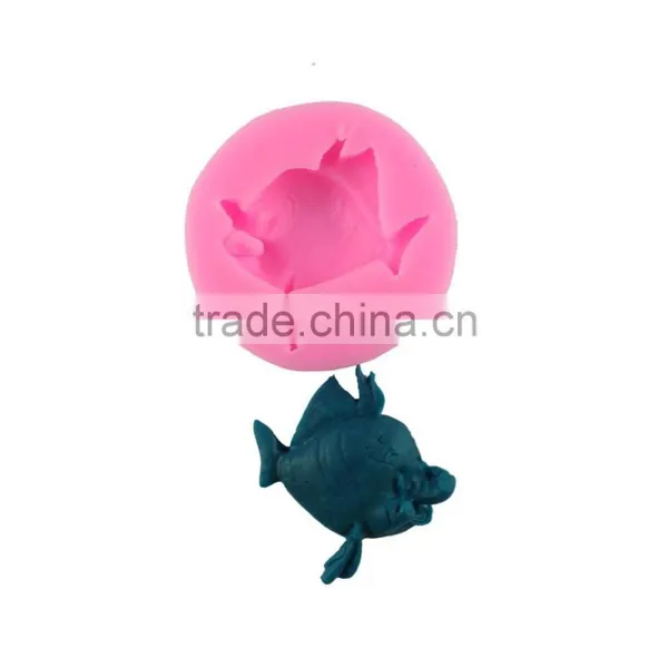 Silicone Cake Mould Tool Fondant Chocolate Mold DIY Baking Mold Cartoon Fish 1688 Agent photo-2