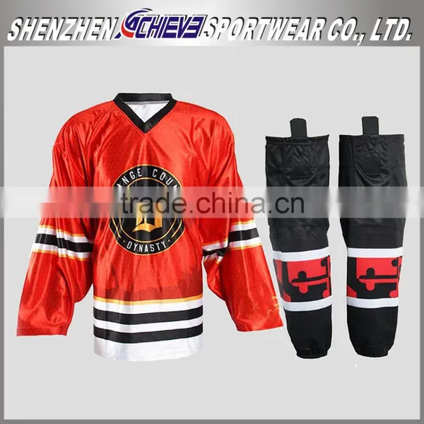 Custom Team Design Usa Hockey Jersey Shirts photo-3