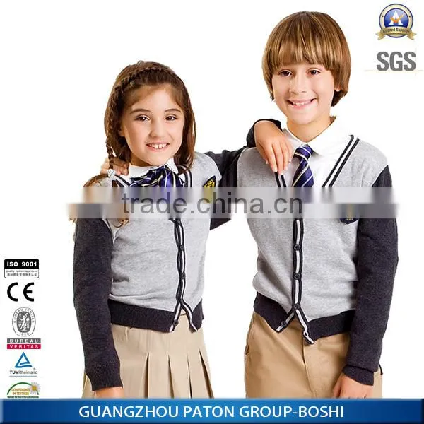 Classic Unisex Design School Uniform Sweater For Students Wear photo-6