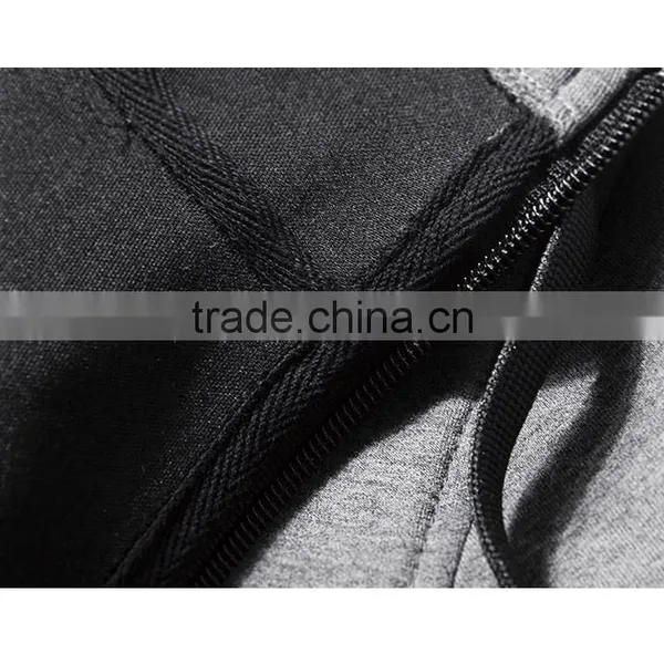 New Fashion Fitness Hoodies Men Blank O-Neck Sweatshirt Men Tracksuit Trend Sport Suits Classic Zip Mens Hoodies And Sweatshirts photo-5