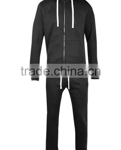 Cheap Wholesale Plain Tracksuit 100% Polyester Hoodie Tracksuit for Men photo-3