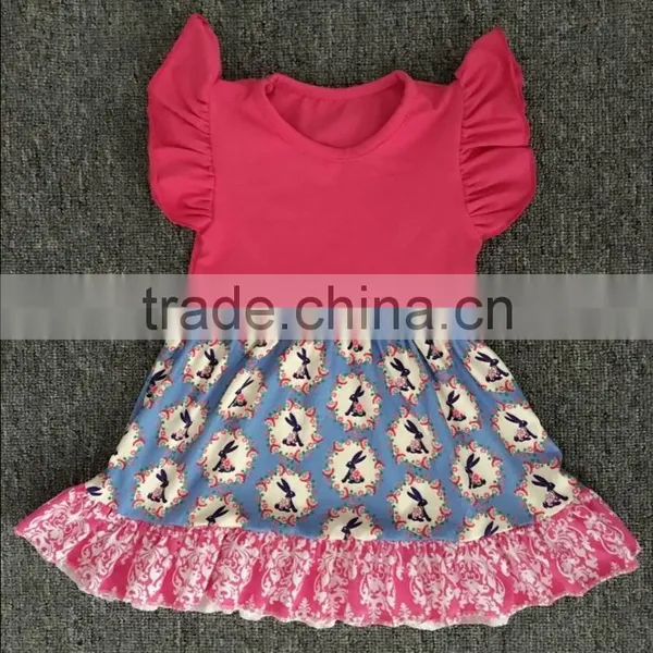 Wholesale Children Outfit Easter Bunny Printed Boutique Clothing Baby Girl Boutique Clothing Sets Easters Outfits photo-6