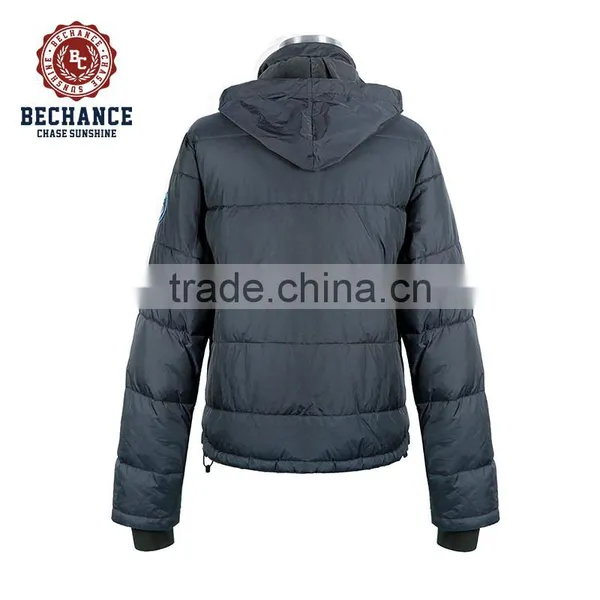Cheap Outdoor Shiny 100% Polyester Padding Winderproof & Breathable Jacket photo-2