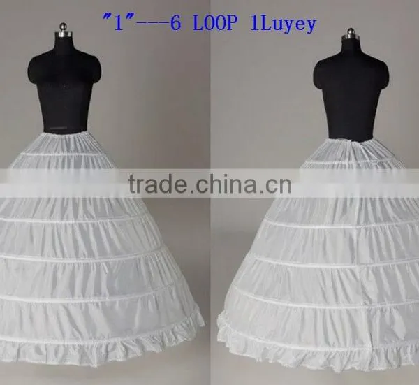 12 Style White A-Line/Hoop/Hoopless/Short Crinoline Petticoat/Underskirt Wedding photo-2