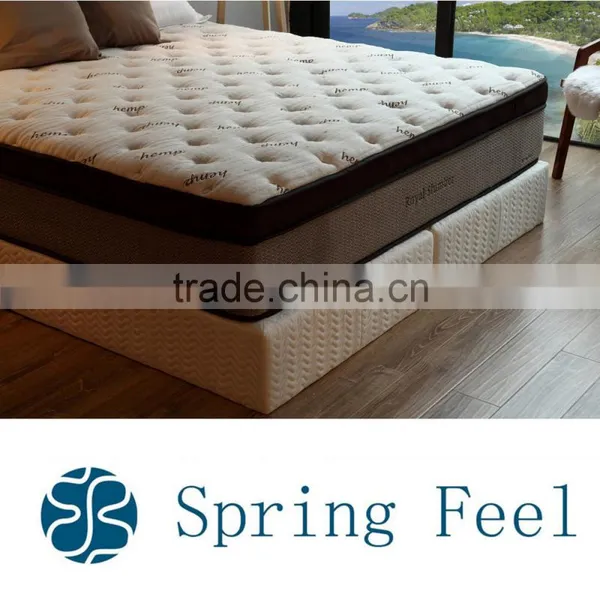 Royal Slumber Rolled Packing Pocket Spring / Bonnell Spring Hotel Bed Mattress photo-3